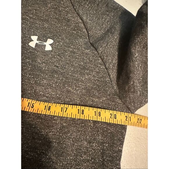 Under Armour MensHeather Gray Rival Terry Full-Zip Hoodie Sweatshirt Medium - Picture 5 of 5
